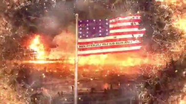 Savaşta dalgalanan Bikini mercan bayrağı yırtıldı