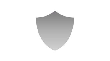 Siber Güvenlik Hatası Animasyonu: Hata X İşaretli Kırmızı Kalkan Simgesi ve Uyarı Uyarısı