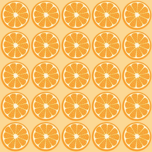 Bej arka planda pürüzsüz turuncu dilim