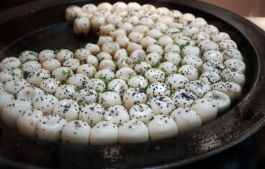 Sheng Jian Bao, Shanghai fried buns clipart