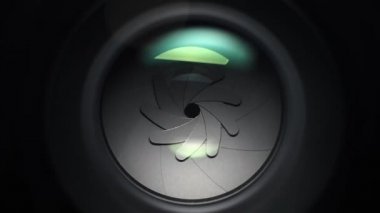 Clickless diyafram pürüzsüz açmak ve kapatmak