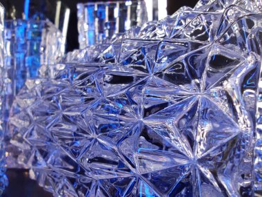 Buz küplerinin soyut arkaplanı