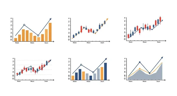 Veri istatistikleri, veri analizleri ve istatistikleri vektör kümesi