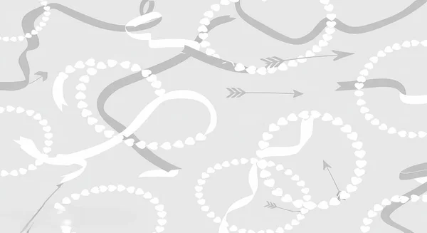 Soyut işaretler ve sembollerle kusursuz desen