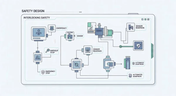 safety first line icon set, vector