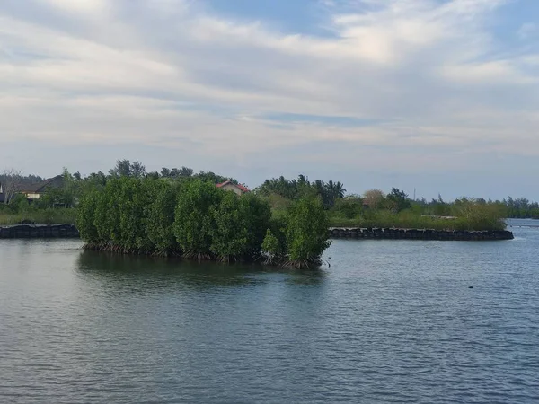 Rusya 'da gölün ortasındaki küçük bir adada küçük bir göl..