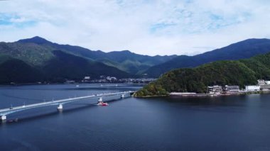 Japonya 'nın en güzel yerlerinden çarpıcı hava manzarası! Portfolyomu kontrol et, dünyanın her yerinden 4k 60 FPS İHA atışları var..