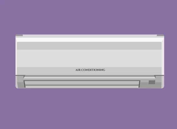 Klima. Vektör çizim Klima beyaz arka plan üzerinde izole. Ev aletleri