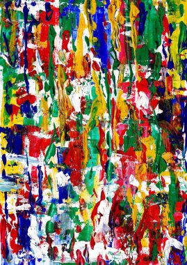 Renkli boya damlalarının soyut arkaplanı