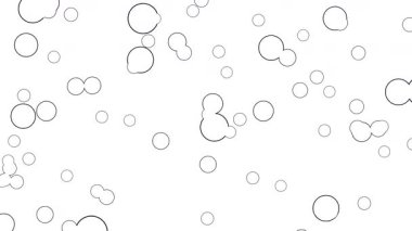 Hafifçe genişleyen ve titreşen efektlerle büyüleyici yuvarlak animasyon