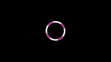 Pürüzsüz dairesel döndürme animasyonu temiz ve modern bir tasarım ile