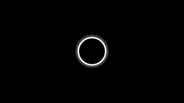 Pürüzsüz dairesel ilerleme göstergesi temiz ve modern bir tasarım ile canlandırma