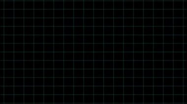 Tasarım ve dekorasyon 4k için koyu arkaplan üzerinde temel bir siyah ızgara deseni canlandırıldı
