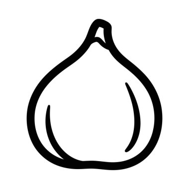 Basit bir siyah-beyaz incir çizimi, her tasarıma doğal bir zarafet katmak için mükemmel. Temiz çizgiler ve minimalist stil bunu çok yönlü kılıyor..