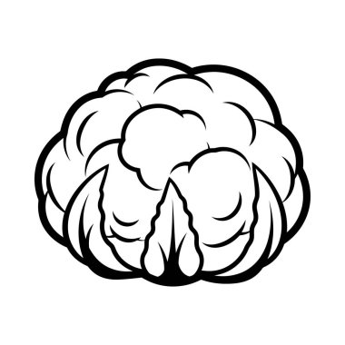 İnsan beynini tasvir eden, zekayı, yaratıcılığı ve zihinsel süreçleri sembolize eden çarpıcı bir siyah beyaz çizgi çizgisi. Eğitim, tıbbi ya da kavramsal tasarımlar için mükemmel.