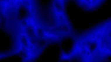 Bulanık şekilleri ve pürüzsüz geçişleri olan soyut mavi ve siyah arkaplan canlandırması 4k