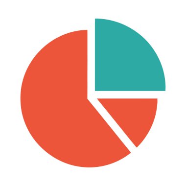 İstatistiksel verileri, orantılı dağılımı ve analitik sezgileri gösteren canlı bir pasta grafiği. İş sunumları, raporlar ve finansal analiz projeleri için mükemmel..