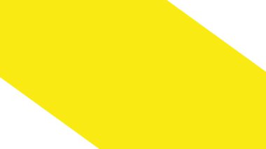 Görüntü arkaplanları için parlak sarı ve beyaz renklere sahip pürüzsüz soyut geometrik şekil geçişi