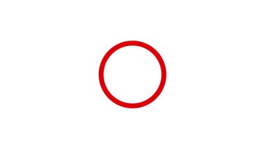 Beyaz arkaplanda kırmızı x şeklindeki çapraz çapraz çizgi animasyonu