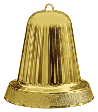 Noel ağacı için altın çan