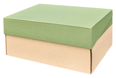 Yeşil karton kutuyu düzenle