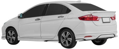 Arka plan beyaz sedan araba