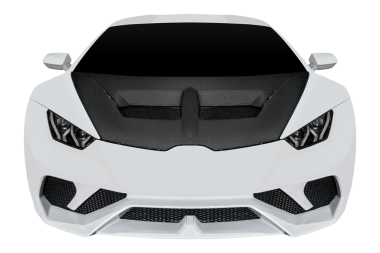 Ön manzara beyaz spor araba