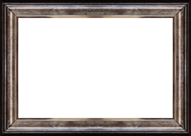Kahverengi retro ahşap dikdörtgen resim çerçevesi