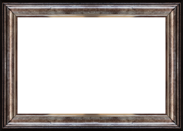 Kahverengi retro ahşap dikdörtgen resim çerçevesi