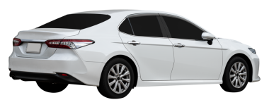 Arka plan beyaz sedan araba