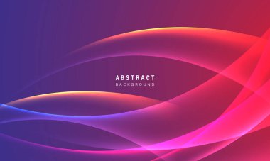 Gradyan Şekiller ve Dinamik Elementler ile Modern Soyut Renkli Akışkan Arkaplan