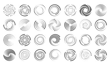 Soyut dairesel, girdap, spiral, irl, girdap, girdap, girdap, girdap ikonu. stok vektör illüstrasyonu, klip - sanat