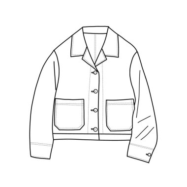 Erkekler için büyük beden forma, düz çizim vektörü. Beyaz bir arkaplanda izole edilmiş