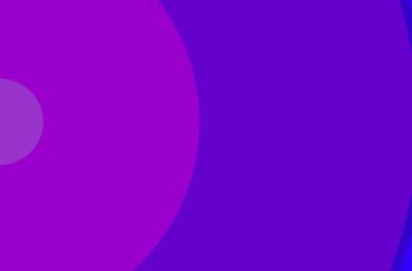 Duvar kağıdı ve modern grafik projeleri için uygun yumuşak radyal geçiş ile minimum soyut mor dairesel gradyan arkaplan. Yumuşak tasarım