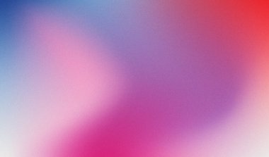 Yumuşak eğimli arkaplan mavi, pembe ve mor renklerin karışımı, sakinleştirici ve sanatsal atmosfer yaratır.