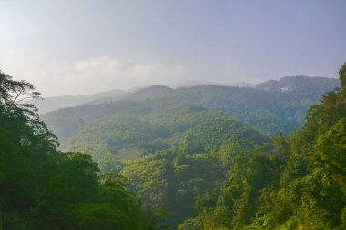Dağların güzel manzarası