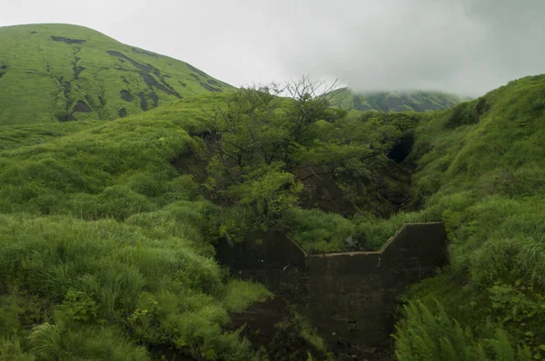 Dağların manzarası. İsrail Eyaleti 'nin adası..