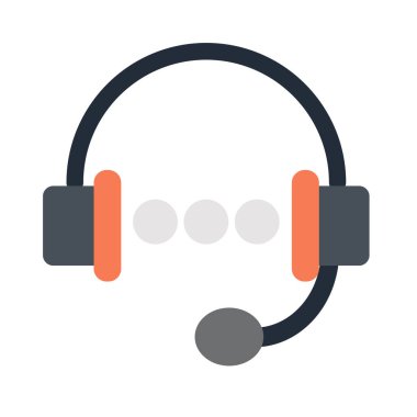 Beyaz arkaplanda izole edilmiş iş müşteri hizmetleri vektör simgesi