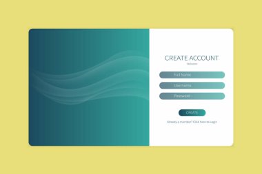 İniş sayfasını imzalayın ya da şablon tasarımını imzalayın. Düz vektör illüstrasyonu