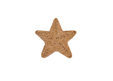 Beyaz arka planda sicim yıldızı. İzole et. Yüksek kalite fotoğraf