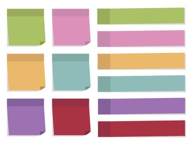 Renkli bloklar ayarlandı. Geometrik şekiller koleksiyonu. Soyut tasarım elementleri. Vektör sunum grafikleri. EPS 10.