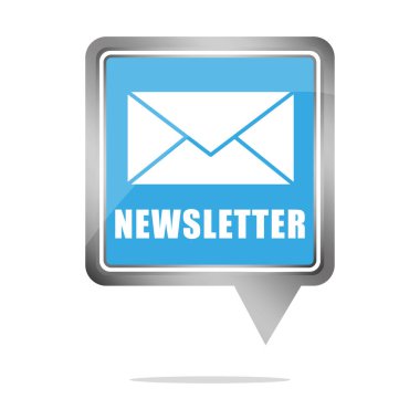 Haber zarfı simgesi. İleti sembolü. Posta iletişim işareti. Vektör e-posta illüstrasyonu. EPS 10.