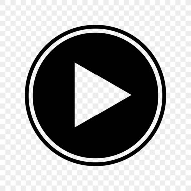 Profesyonel oyuncu simgeleri. Kapsamlı Vektör sembolleri. Profesyonel üçgen düğmeleri. Evrensel başlangıç işaretleri. EPS 10.