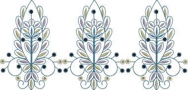 Güzel bir Barok Süslemesi Etnik tarz sınır tasarımı suluboya, trend, doku, klasik el çizimi, tropikal mughal sanatı ile el yapımı sanat deseni