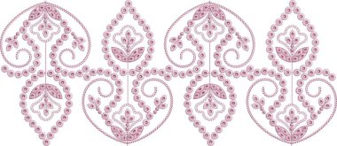 Güzel çiçeklerle nakışlı, pürüzsüz desen. Koyu arkaplanda el yapımı çiçek süsü. Moda ürünleri için nakış. Zarif döşeme tasarımı, baskı kumaşı ya da kağıt ve daha fazlası için en iyisi.