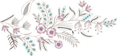 Kusursuz kozalaklı ve böğürtlenli. Elle çizilmiş kış botanikleri ve Noel renk temalı kusursuz tatil deseni. Paket kağıdı, davetiye, tebrik kartı veya tekstil nakış tasarımları için harika