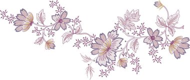 Güzel bir Barok Süslemesi Etnik tarzı sınır tasarımı suluboya, trend, doku, klasik el çizimi, Tropikal DogaR sanatı