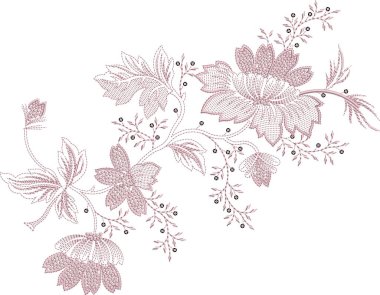 Güzel bir Barok Süslemesi Etnik tarzı sınır tasarımı suluboya, trend, doku, klasik el çizimi, Tropikal DogaR sanatı