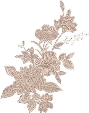 Güzel bir Barok Süslemesi Etnik sınır tasarımı el yapımı suluboya, trend, doku, klasik el çizimi, tropikal mugha sanat çiçek desenleri