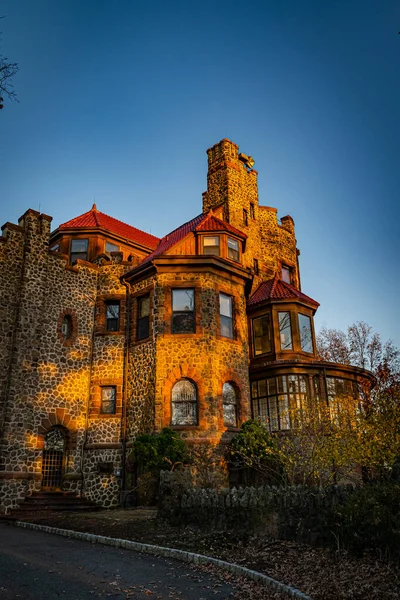 Essex County Kip s Castle Park, NJ - 9 novembre 2020: Kips Castle New Jersey, USA — Foto Stock